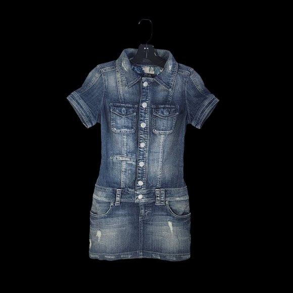 Guess Jean Romper Dress - Picture 2 of 9